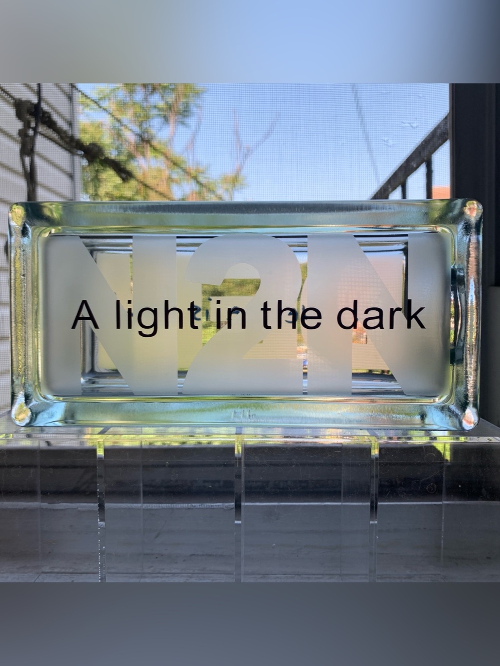 Handcrafted Etched Lamp - Picture 7 of 13
